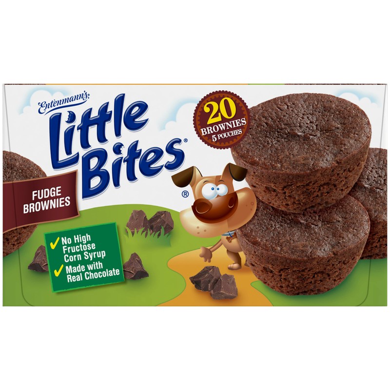 Entenmann's Little Bites Fudge Brownie Mini Muffins | 2 pack