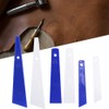 6 Pieces Plastic Glue Scraper Leather Craft Tools Leather Spatula