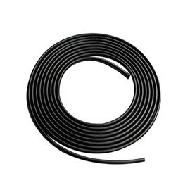 ESUPPORT 16ft 5M U Shape Car Door Moulding Rubber Scratch Protector Strip Edge Guard Trim Seal Black
