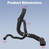 JDMON Engine Radiator Bypass Hose Outlet Compatible with Jeep Compass