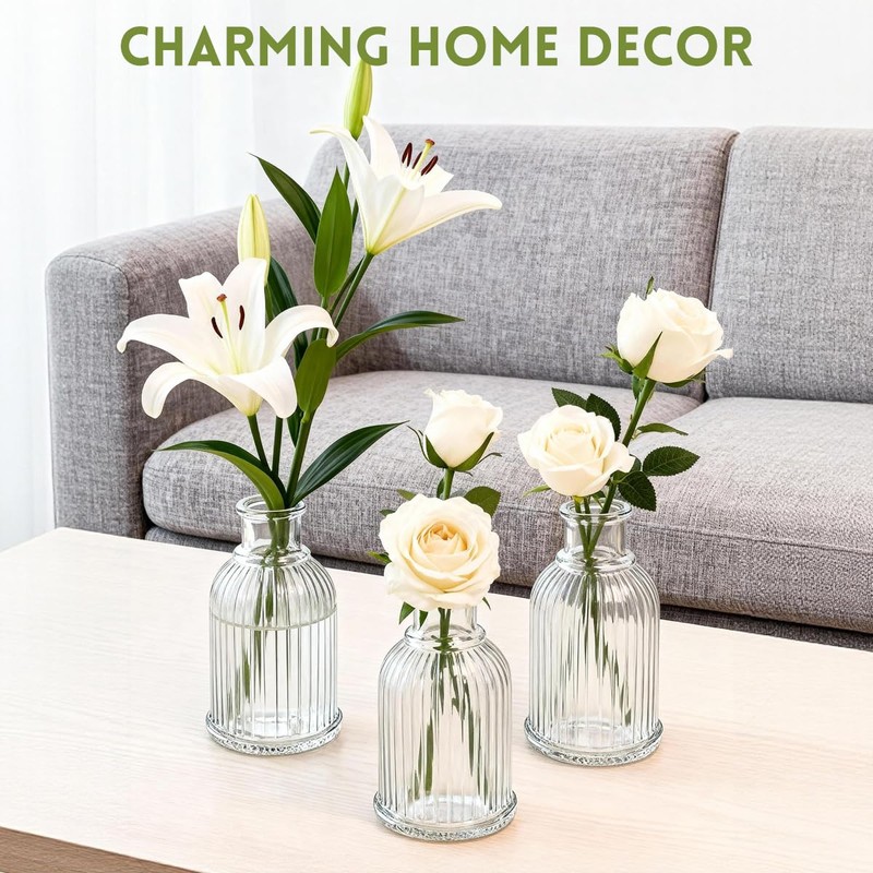 Glass Diffuser Bottles 3.8 High 100ml 3.4 Fl Oz Round