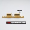 JQK Cabinet Door Catch, Closet Ball Tension Latch, Solid Brass