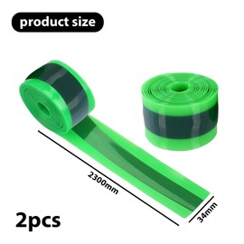 NIYATA 2 PCS Bike Tyre Liner, Puncture Proof Inner Tube Protector,Anti-Puncture Proof Belt Tyre Tape Boom,Bicycle Tube Flat Protector for 12" 16" 18" 20" 24" 26" 27.5" 29" Puncture Proof Bike Tyres