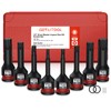 GETLITOOL 8Pcs Impact Torx Bit Socket Set, 1/2" Drive S2