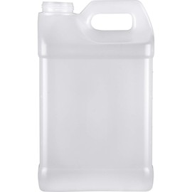 Mountain West Plastic Jug 1 Gallon, F-Style Storage Containers, HDPE, 2 Pack