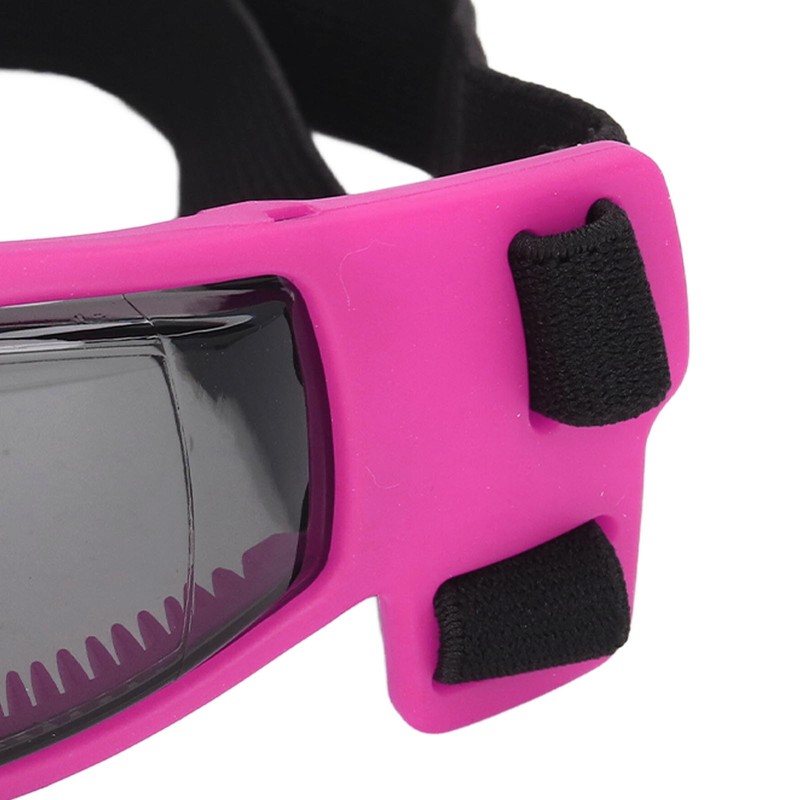 Dog Goggles UV Protection Adjustable Strap Soft Frame Waterproof Anti