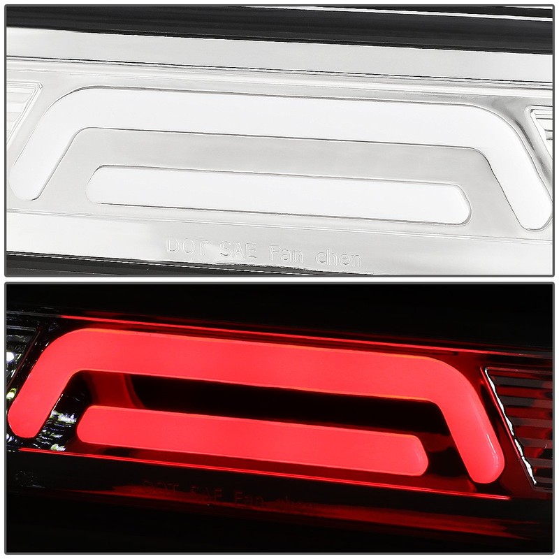 DNA MOTORING 3BL-DRM02-3D-LED-CH Chrome Housing 3D LED High Mount 3rd