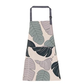 FAIRYGATE Kitchen Aprons for Women Canvas Work Bib for Men with Adjustable Strap and Large Pockets Kitchen Cooking Baking Chef Apron A3919
