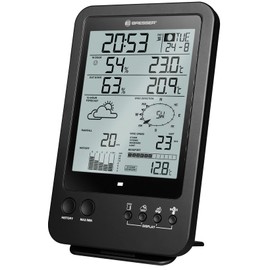 Bresser Additional Base Station for 7002513 Wireless Weather Station 5-in-1 Weather Centre, Black