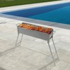 Portable BBQ Grill with Sable Stand,24 * 7 * 25