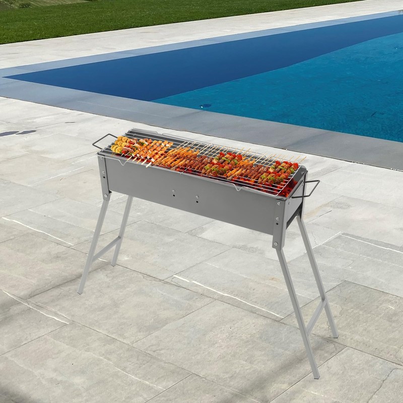 Portable BBQ Grill with Sable Stand,24 * 7 * 25