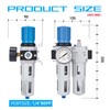 NANPU 1/4 inch BSP High Pressure Compressed Air Filter Regulator