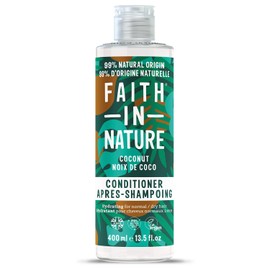Faith In Nature Natural Coconut Conditioner, Moisturising, Vegan and Cruelty Free, No SLS or Parabens, for Normal to Dry Hair, 400 ml