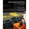 LEKATO Built-in 10000mAh Rechargeable Battery Guitar Pedal Power Supply, 10