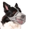 Dog Muzzle Soft Nylon Muzzle - Adjustable Breathable Mesh Muzzle,