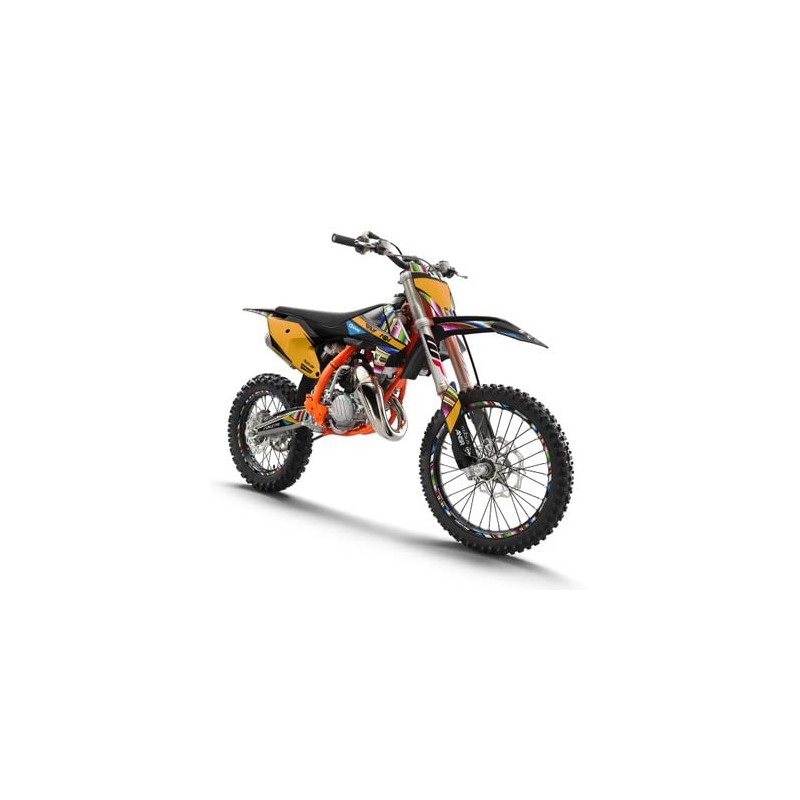 2015-2017 SX 105 Serape Black Senge Graphics Base Kit Compatible