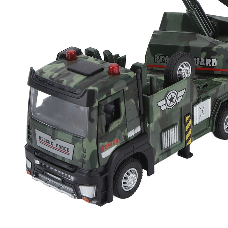 Missile Truck Toy High Simulation Strong Return Force Alloy Lights