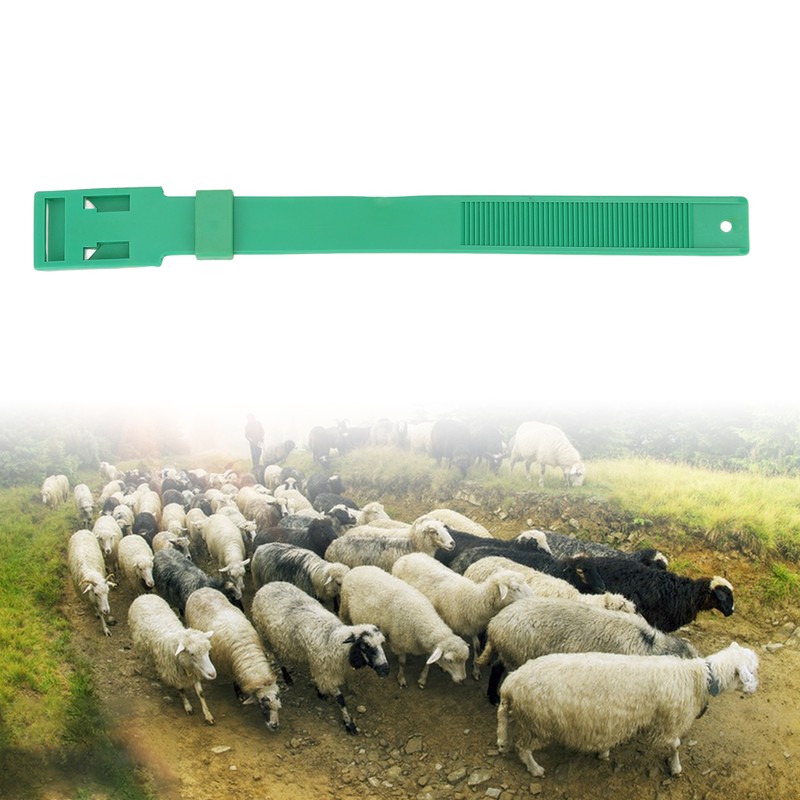 10Pcs Goat Collar Sheep Identification Bands Livestock Marking Ring Farming