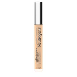 Neutrogena Neutrogena Healthy Skin Radiant Brightening Cream Concealer with Peptides & Vitamin E Antioxidant,Lightweight Perfecting Concealer,Non-Comedogenic,Bisque Light/Medium 02 neutral undertones,0.24 oz