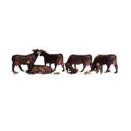 WOODLAND SCENICS A2217 Black Angus Cows N WOOU2217 by Woodland Scenics