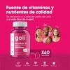 Goli Nutrition Biotina Vitamina C Inositol 60 Gomitas Sabor Cereza