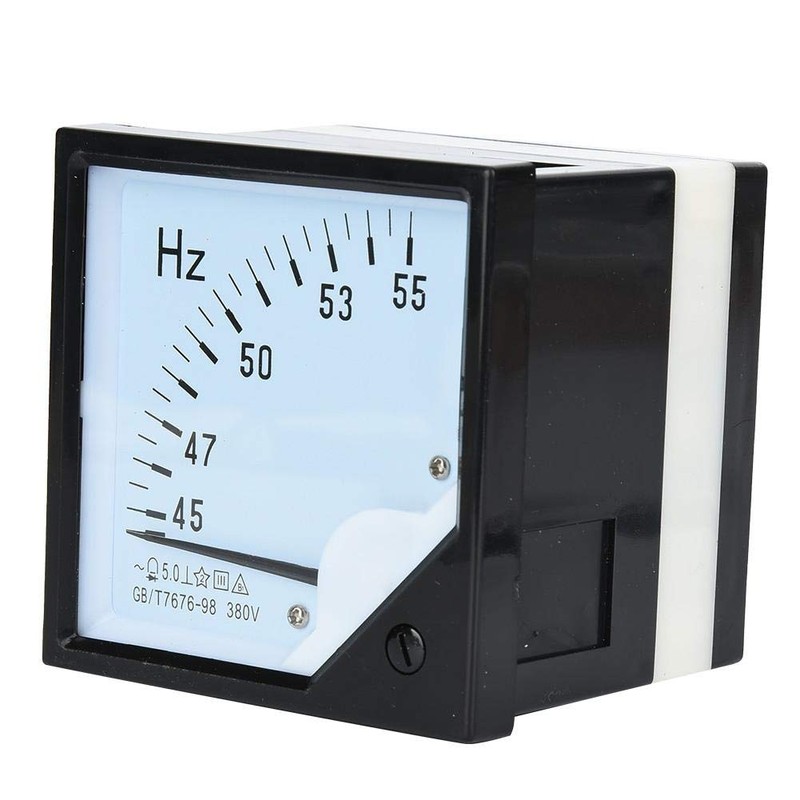Frequency Meter Square Frequency Meter 45-55Hz AC 380V 1.5 Analog