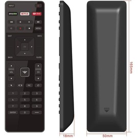 Universal XRT122 Remote Control for All VIZIO LED LCD HD 4K UHD HDR Smart TVs