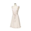 Francfranc French Mini Ruffle Full Apron, Beige