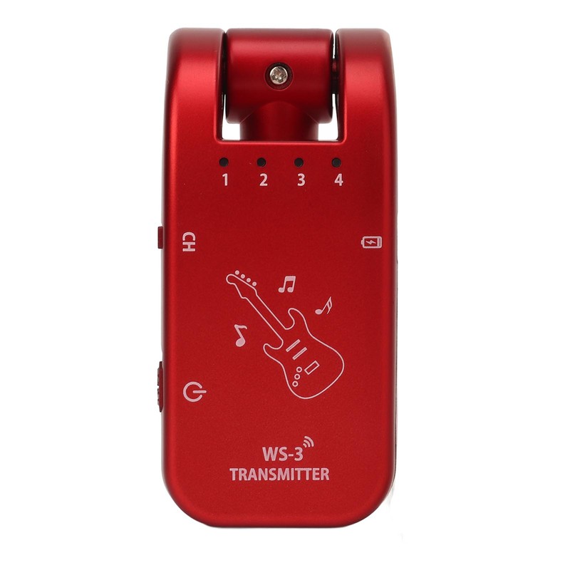 Wireless Guitar Transmitter Receiver Audio Transmission Upgraded USB Rechargeable Battery