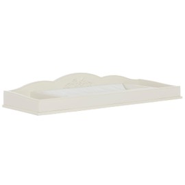 Evolur Aurora Change Tray|Lasting Quality|Intricate Ribbon Bow Scrollwork, Ivory Lace