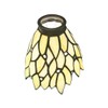Wall lamp, pendant lamp, fan lampshade replacement, beige glass lampshade,