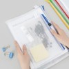 10 Pcs A3 Zipper Document Bag Document Card Holder Homework