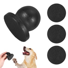 Dog Nail File Board with 3PCS Replaceable Sandpaper, Wooden Dog Nail Scratch Board Pad, Puppy Stress-Free Training Claw Care Emery Pad Treat Box Trimmers Accessories(Black)