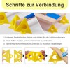 Pyramid Stand, 30 Pieces Yellow Cone Stand Paint Stand, Painter's