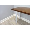 Shepherd Hardware 8572E 27-1/2-Inch Fixed Steel Furniture Legs for Desks