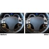 iJDMTOY Gloss Black Finish Larger Paddle Shifter Extensions Compatible with