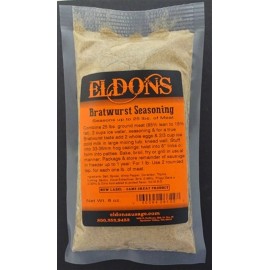 Eldons Bratwurst Fresh Sausage Seasoning Spice Seasons 25 lbs. of Meat 8822