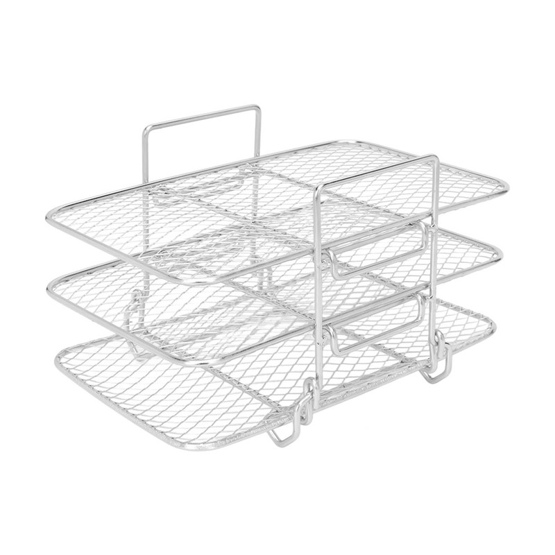 Fryer Racks Stainless Steel 3 Stackable Racks for Ninjia DZ201
