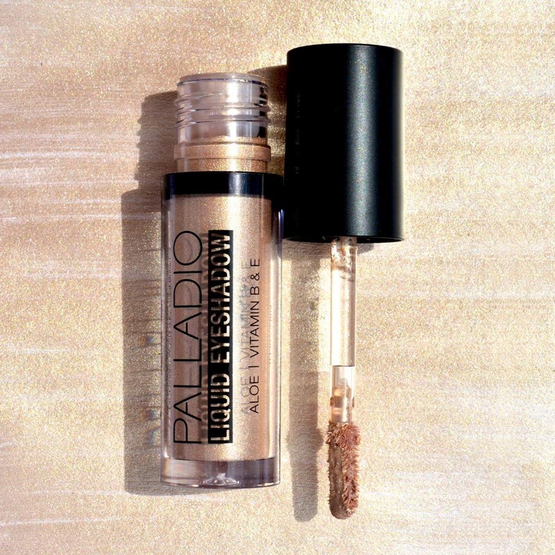 Palladio Liquid Eyeshadow, Creamy Shimmer Formula that Adheres Instantly to
