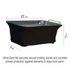 4 Pack Chafer Wind Guard | Decorative Chafing Dish Wind