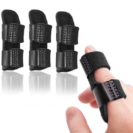 BDEPSTR 3 Pieces Finger Splint, Finger Smoother Finger Splint Stabiliser, Soft Comfortable Finger Support, Finger Bandage, for Broken, Arthritis or Tendinitis