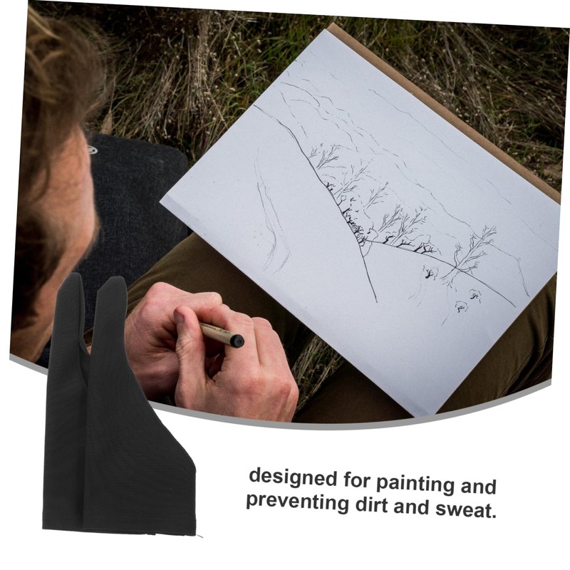 Hohopeti Artists' Essential 4 Thumb Guards Comfortable Breathable Nail Biting