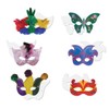 Creativity Street Die Cut Mardi Gras Paper Masks, Assorted Designs,