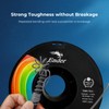 Creality 3D Printer Filament 1.75mm, Rainbow PLA+ Filament No-Tangling Strong