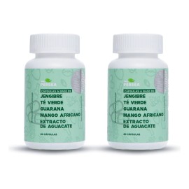 A&g Persea - Pack 2 Capsulas Detox 60 Caps C/u Con Te Verde Sin Sabor