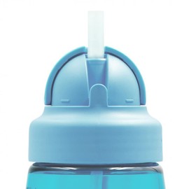 LAKEN OBY Children's Tritan Bottle, OBY Stopper with Straw 0.45L Blue