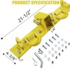 ONECHOI Tractor Bucket Hooks Bolt on Hooks 2” Receiver, G70