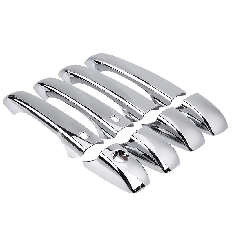 8Pcs Chrome 4 Door Handle Covers SMARt W out for