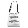 Funny Garment Maker Tote Bag