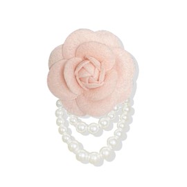 Brooch Pins for Women Men Number Five Pin Brooch Corsage Scarf Pins Rhinestones Pearl Breastpin for Wedding/Banquet/Bouquet Christmas Jewelry Gifts for Teen Girls